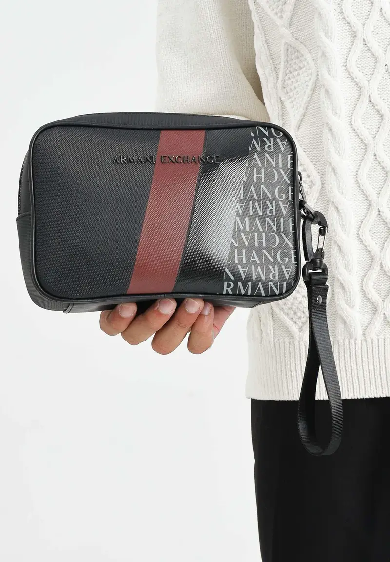 Armani Exchange Pochette Uomo Bordeaux 1284852 miniatura 3