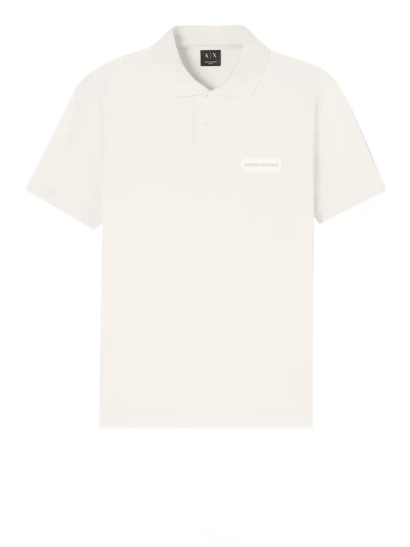 polo armani exchange da uomo - avorio