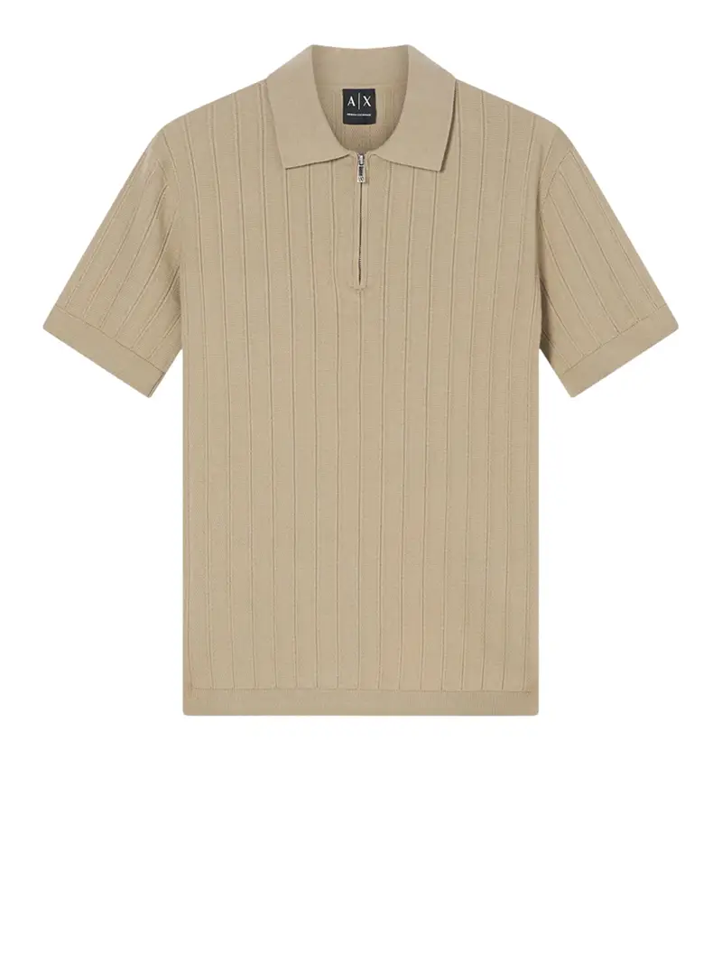 polo armani exchange da uomo - beige