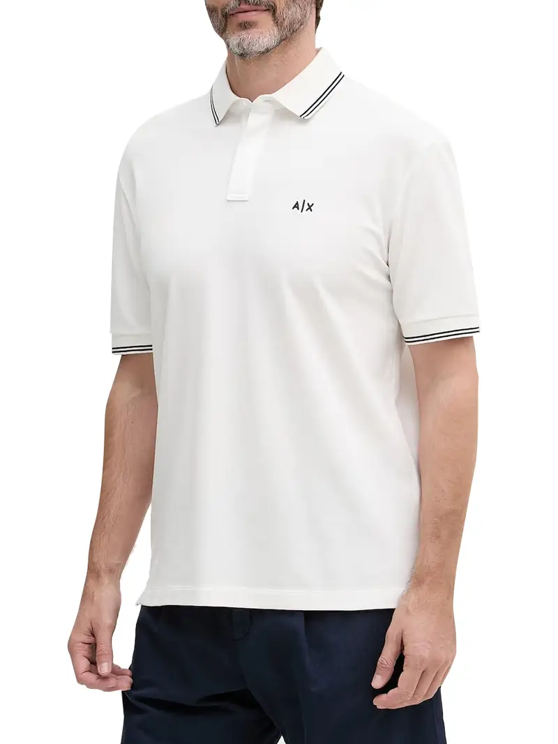 polo armani exchange da uomo - bianco