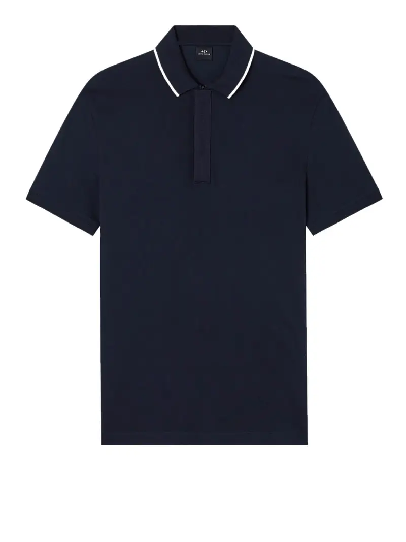 polo armani exchange da uomo - blu