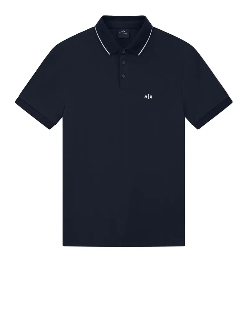 polo armani exchange da uomo - blu