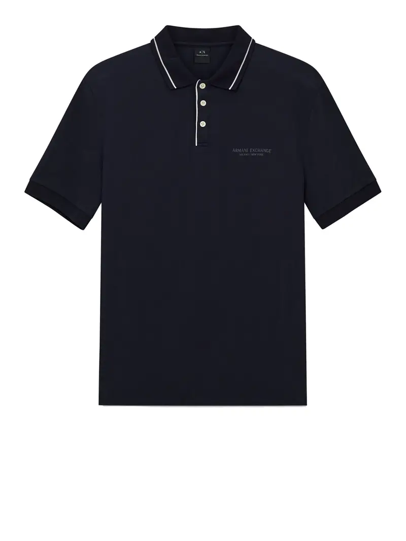 polo armani exchange da uomo - blu