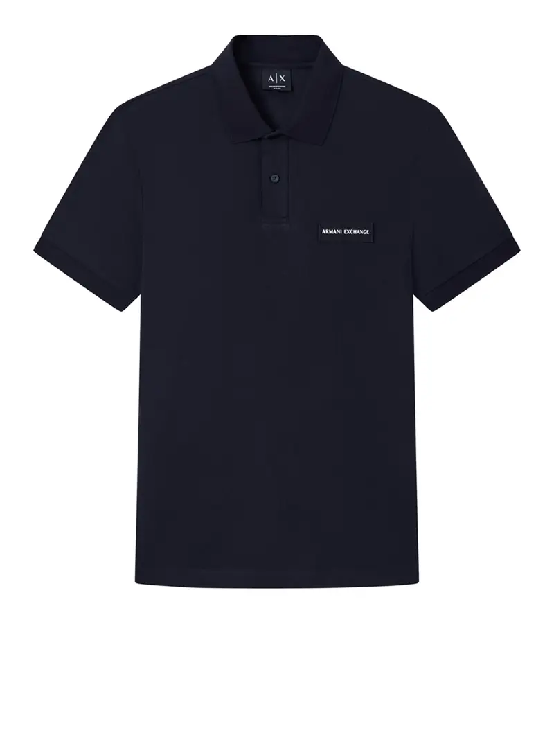 polo armani exchange da uomo - blu