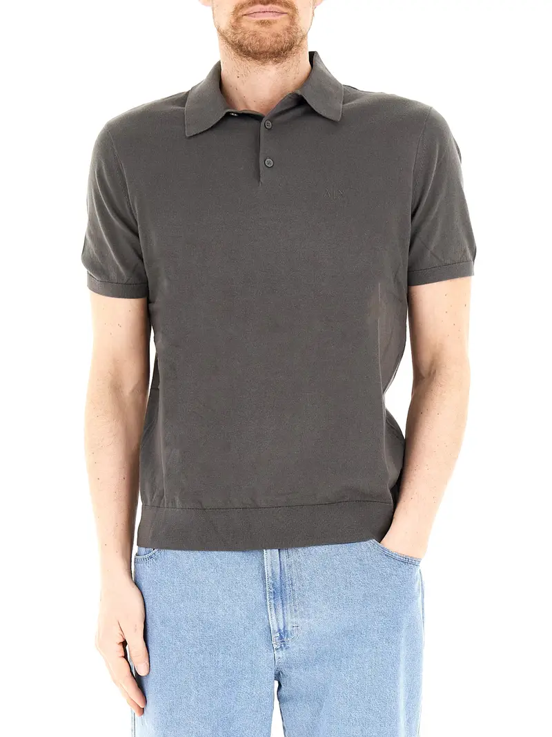 polo armani exchange da uomo - grigio