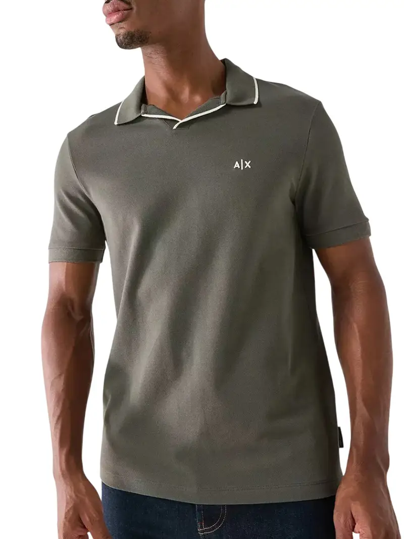 polo armani exchange da uomo - grigio