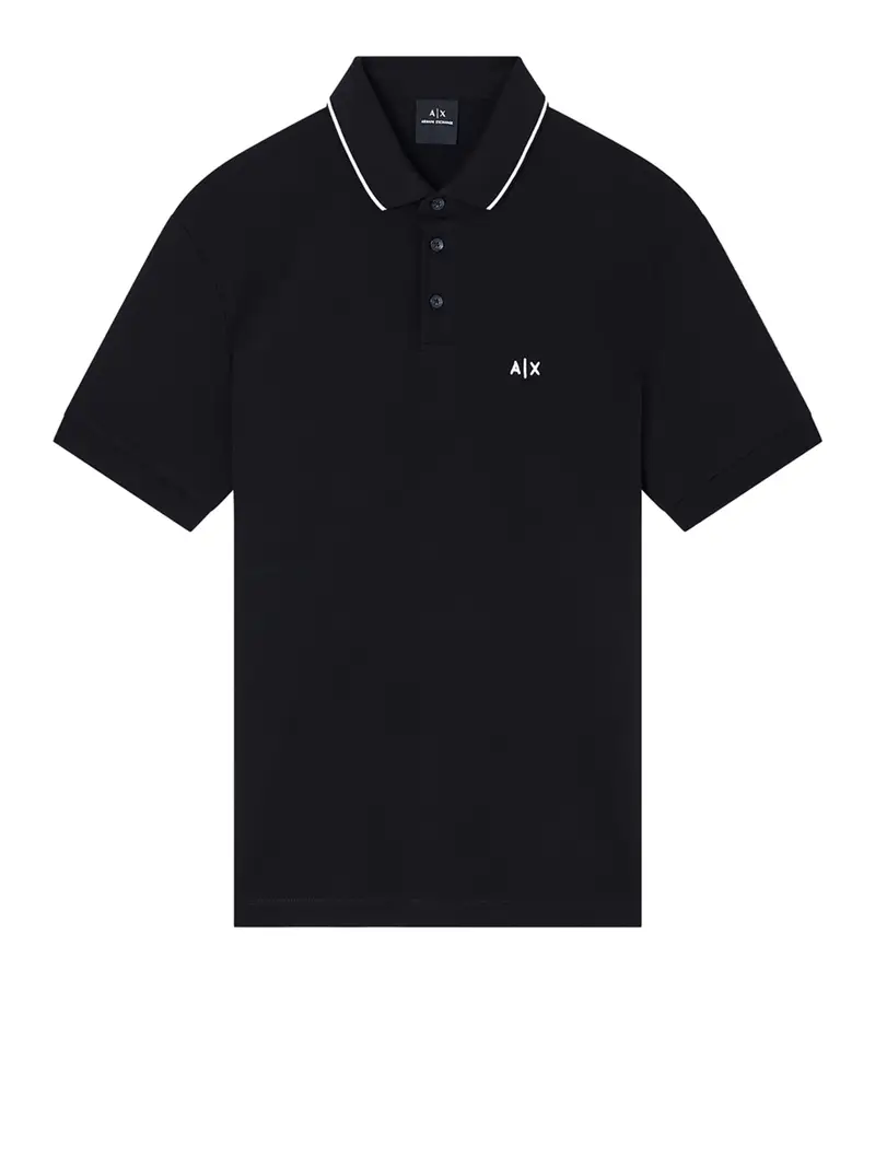 polo armani exchange da uomo - nero