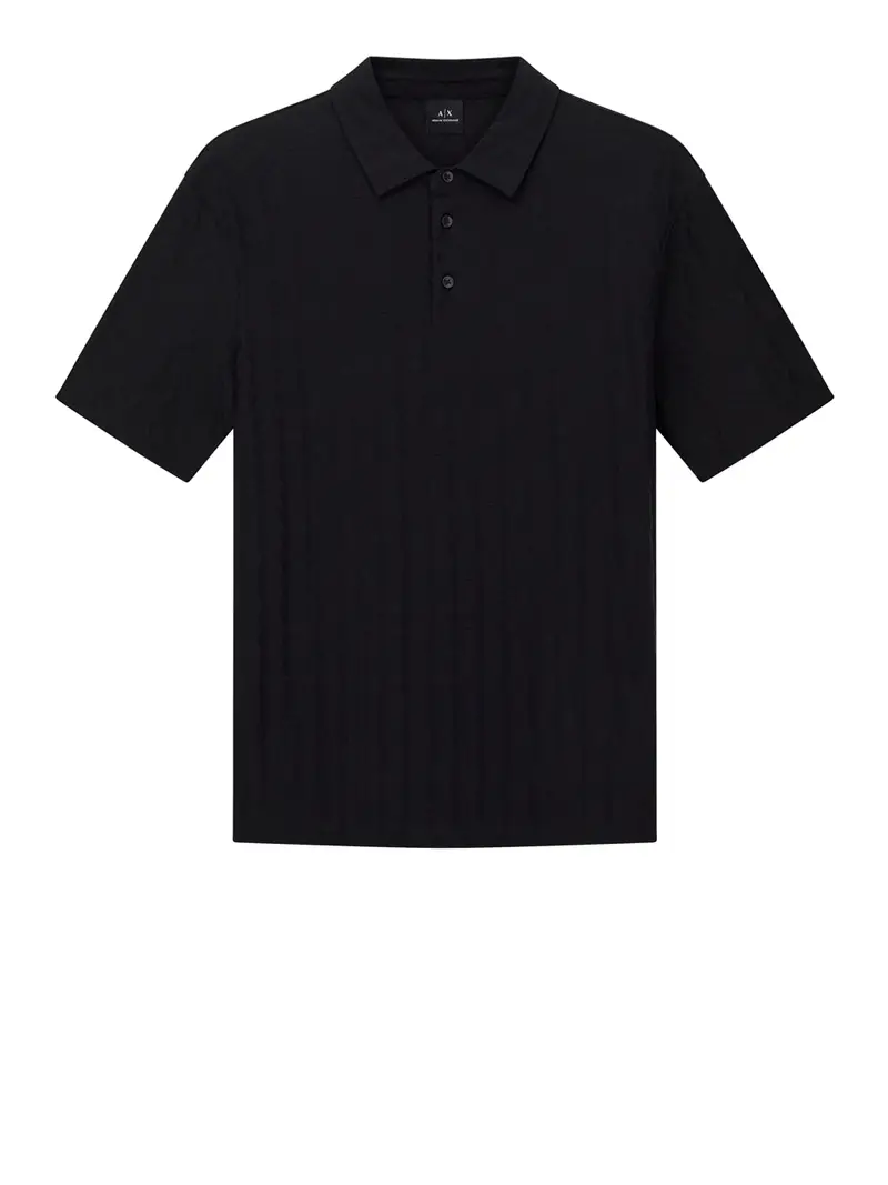 polo armani exchange da uomo - nero