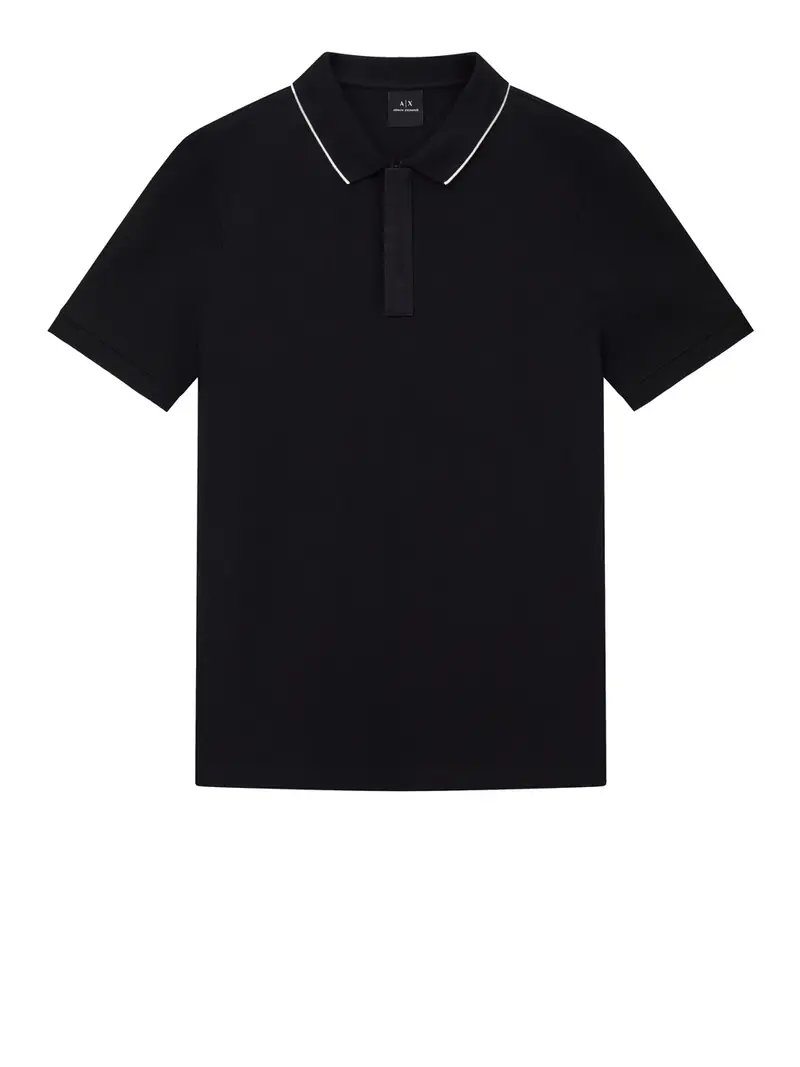 polo armani exchange da uomo - nero