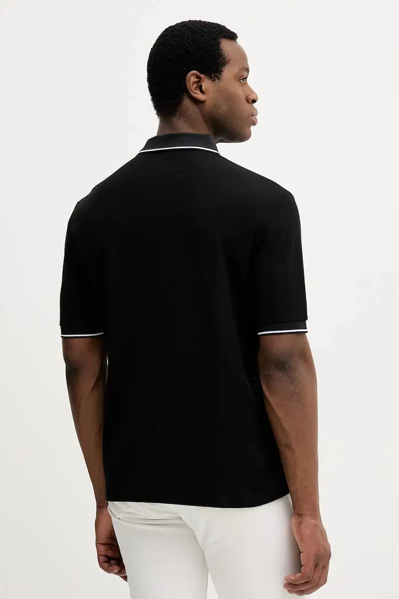 Armani Exchange Polo Nero 3957608 miniatura 3