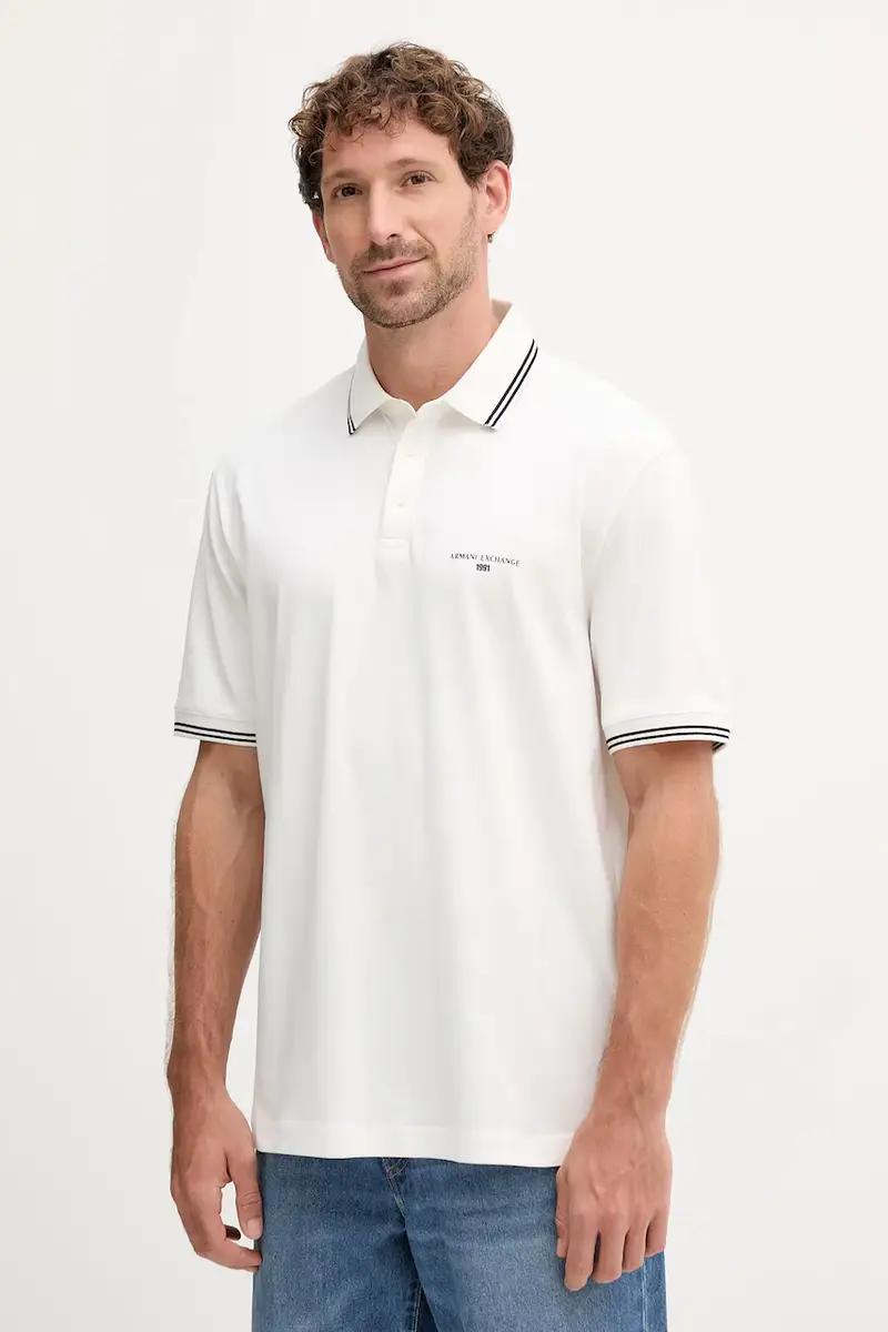 Armani Exchange Polo Uomo Beige 3572298