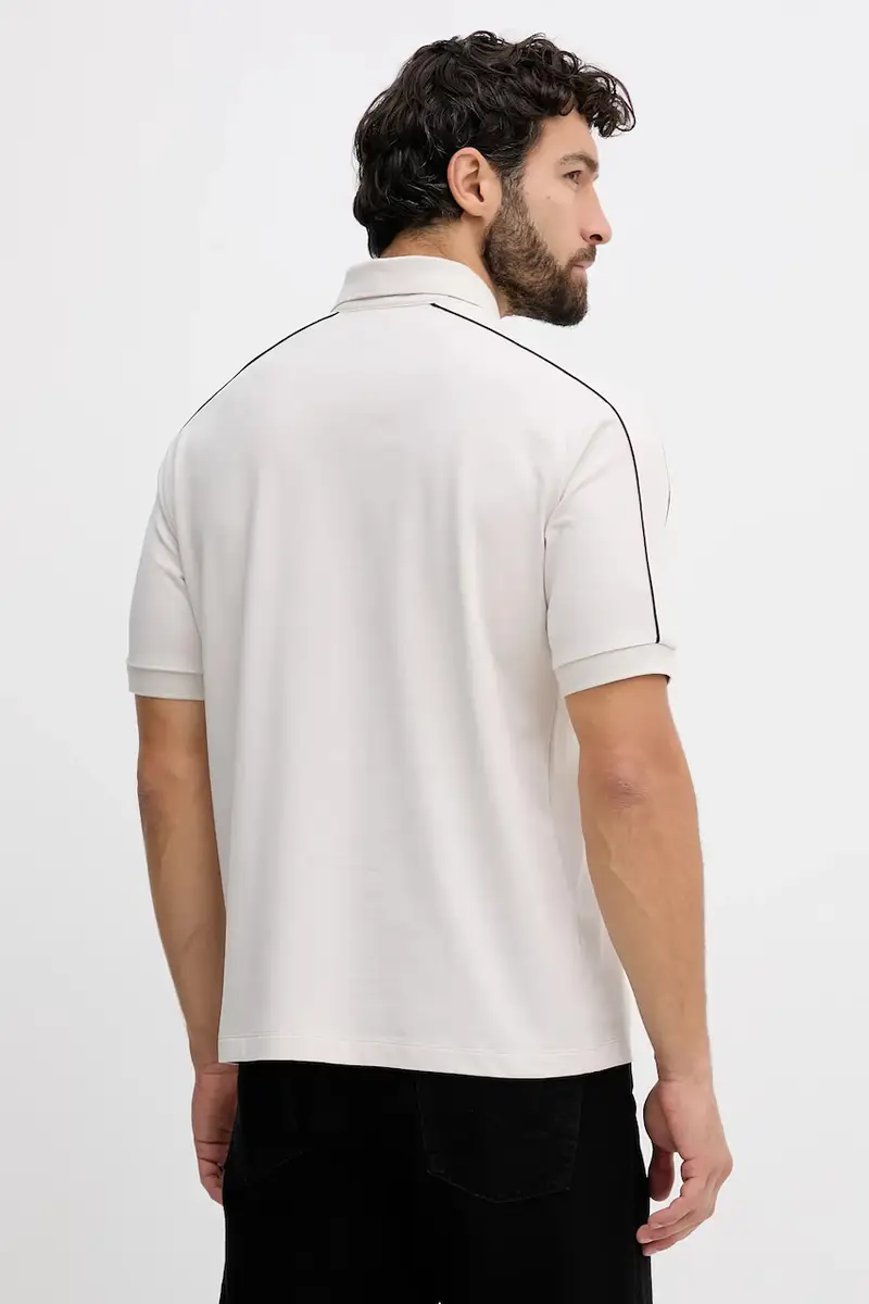 Armani Exchange Polo Uomo Beige 3765506 miniatura 3