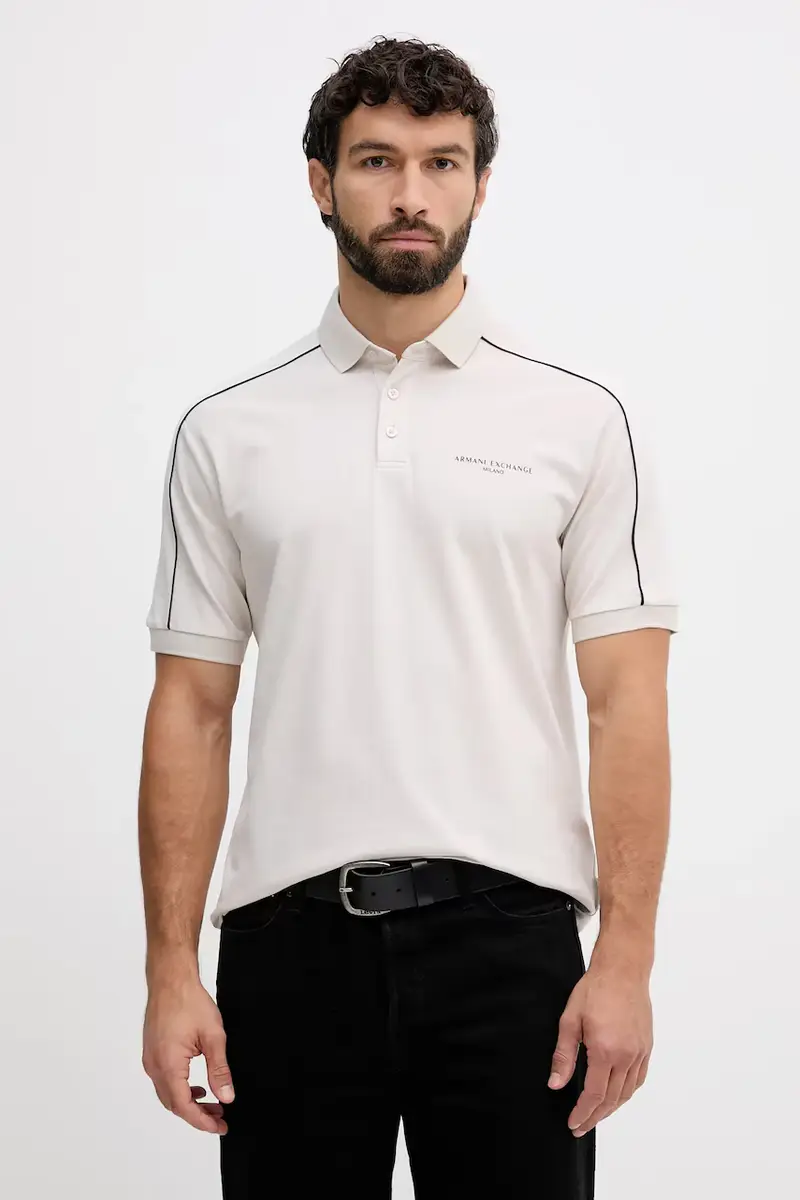 Armani Exchange Polo Uomo Beige 3765506