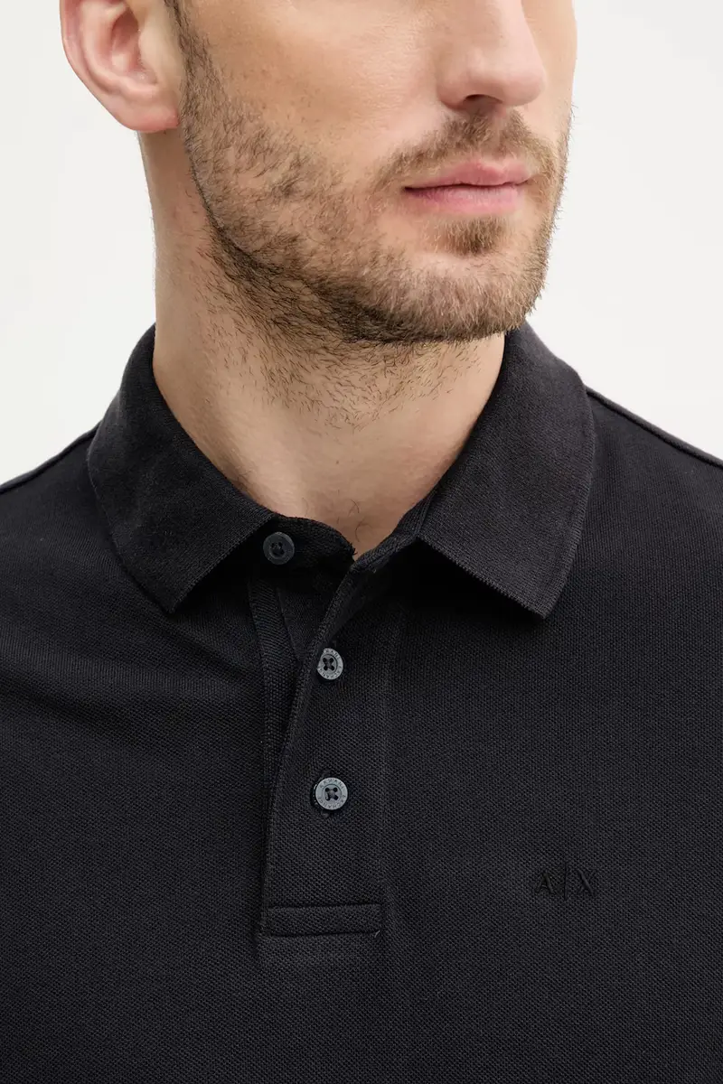 Armani Exchange Polo Uomo Blu 3314406 miniatura 5