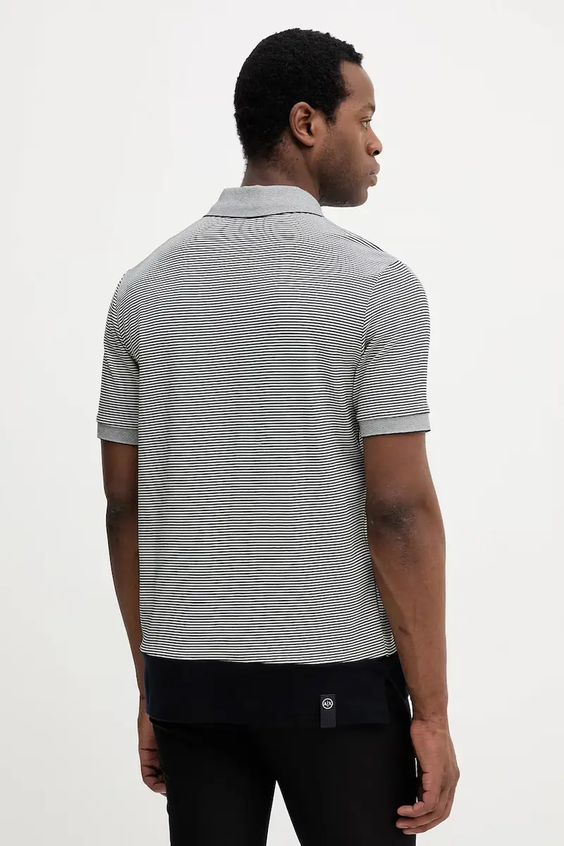 Armani Exchange Polo Uomo Blu 3593015 miniatura 3