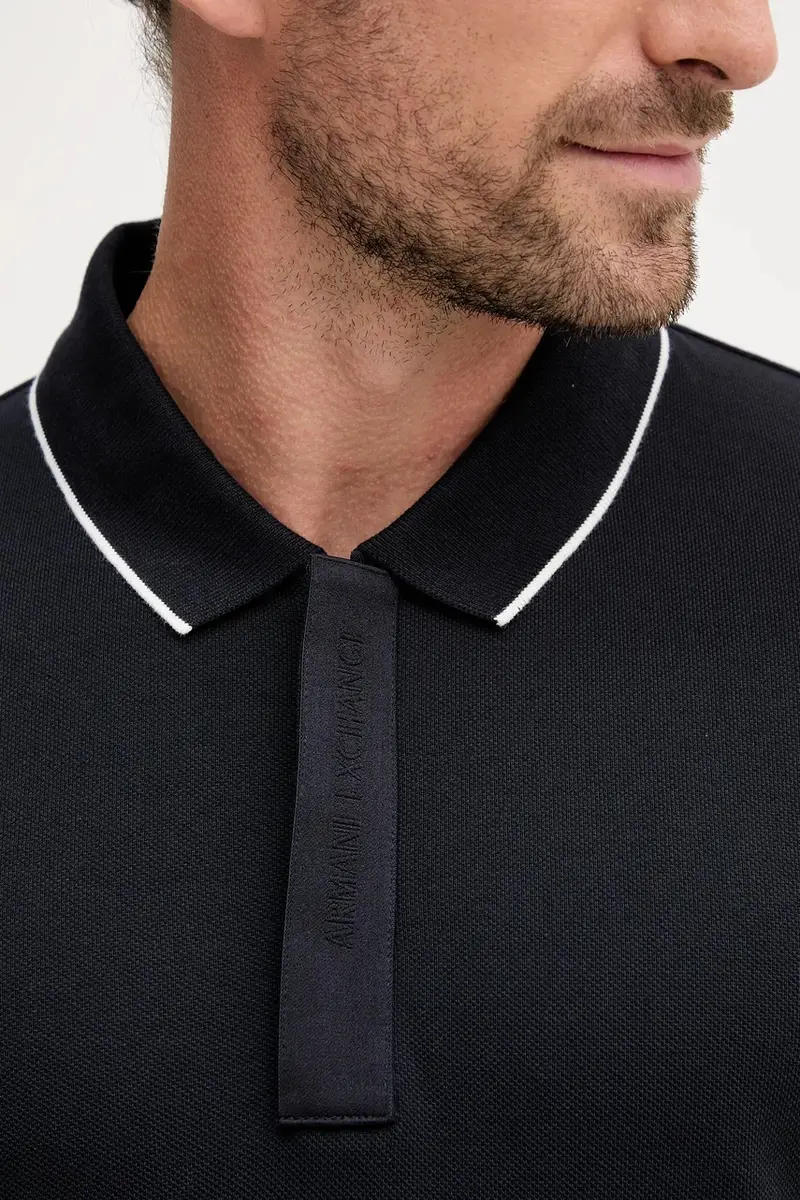 Armani Exchange Polo Uomo Blu 2982715 miniatura 5