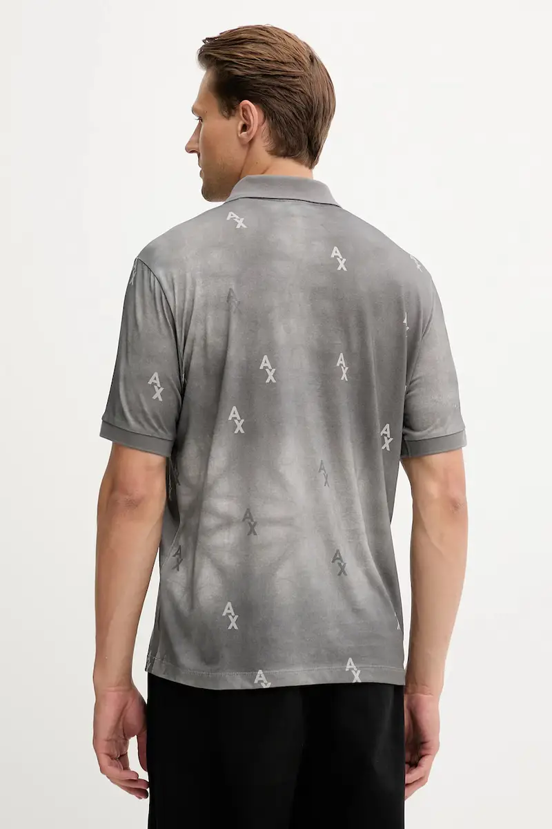 Armani Exchange Polo Uomo Grigio 3610402 miniatura 3