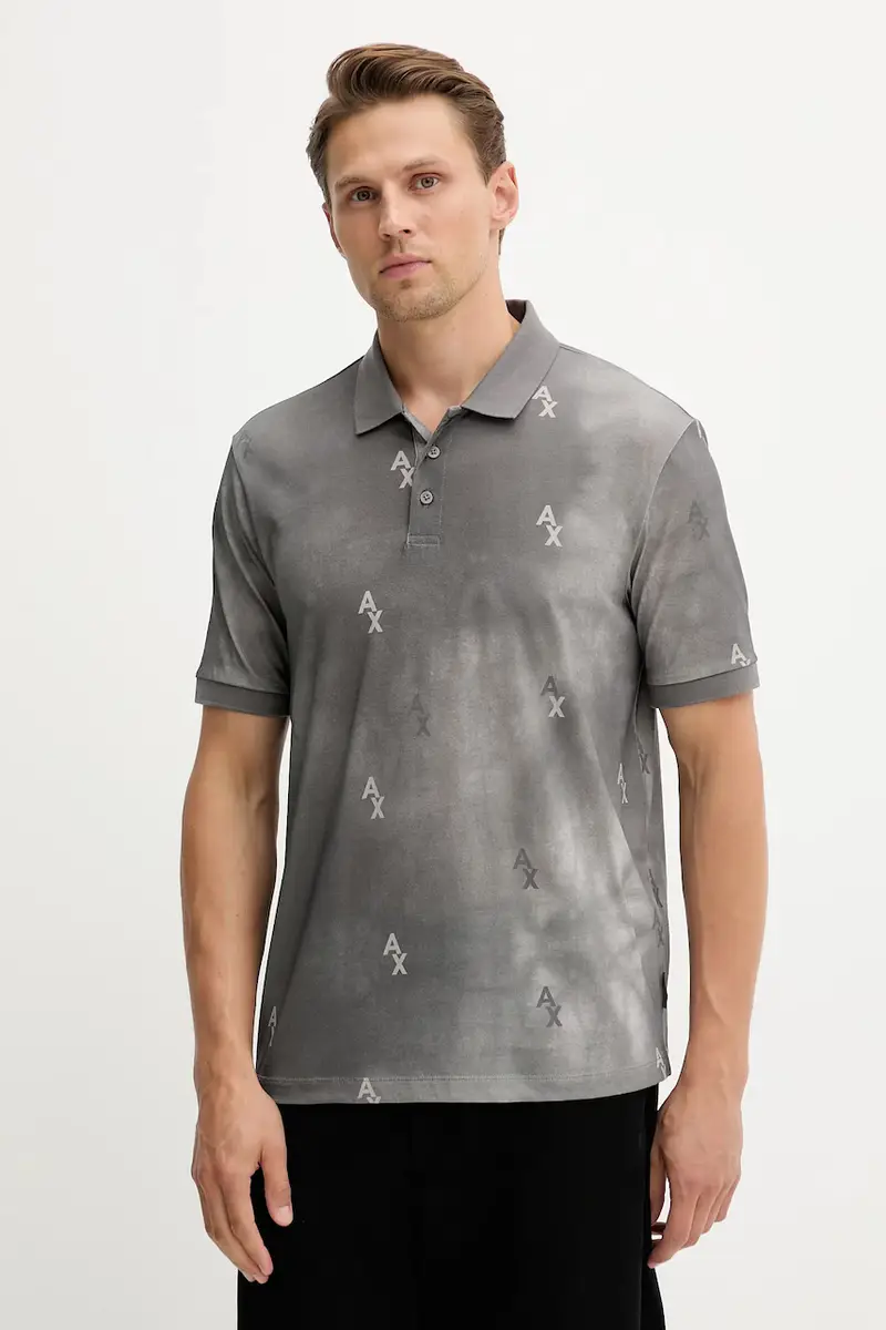 Armani Exchange Polo Uomo Grigio 3610402