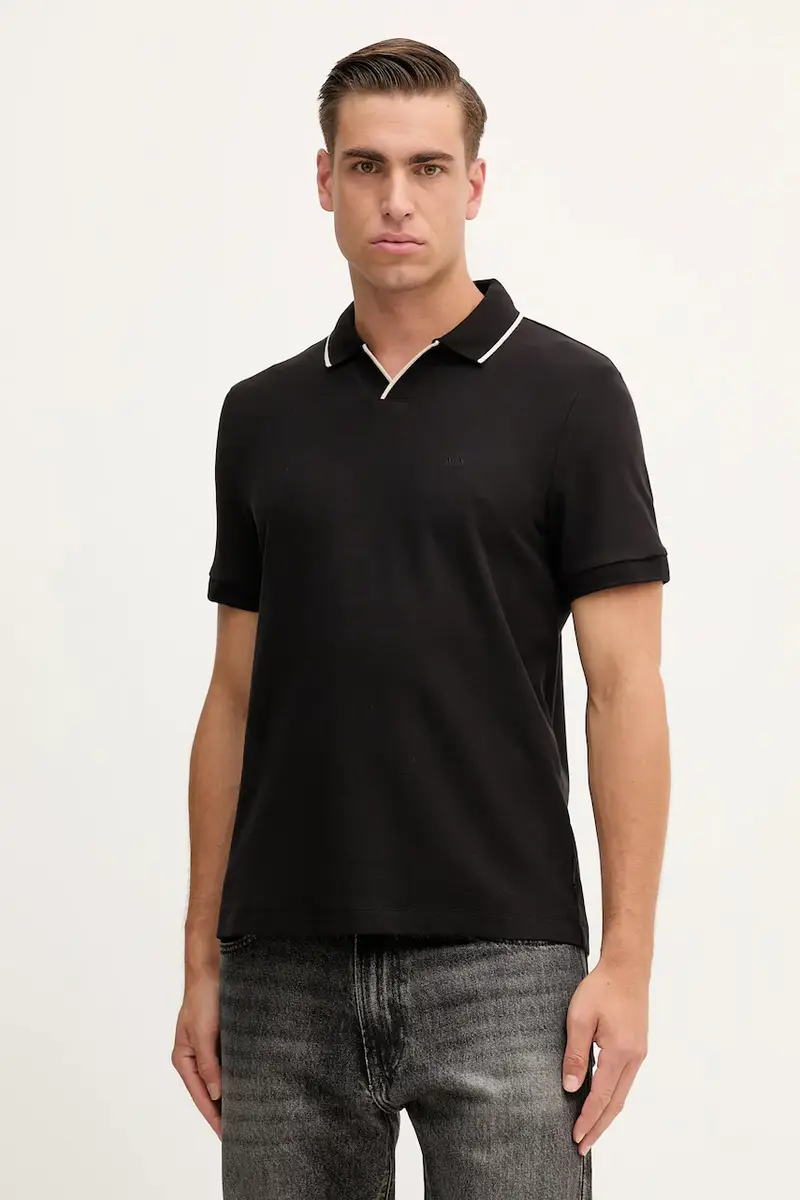 Armani Exchange Polo Uomo Nero 3642106