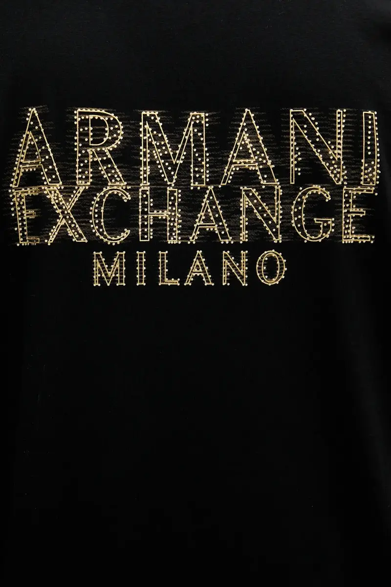 Armani Exchange Polo Uomo Nero 3335685 miniatura 5