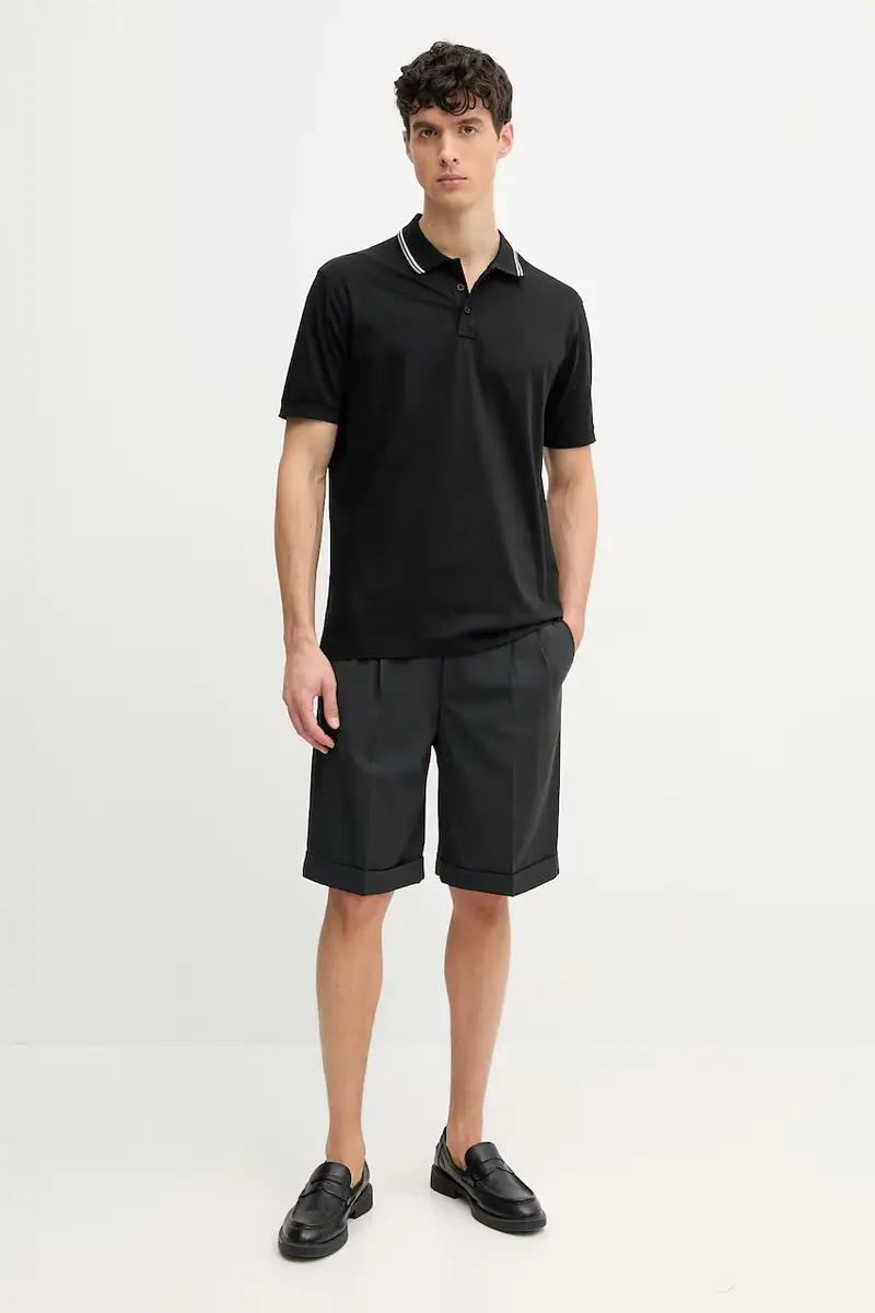 Armani Exchange Polo Uomo Nero 3335841 miniatura 2