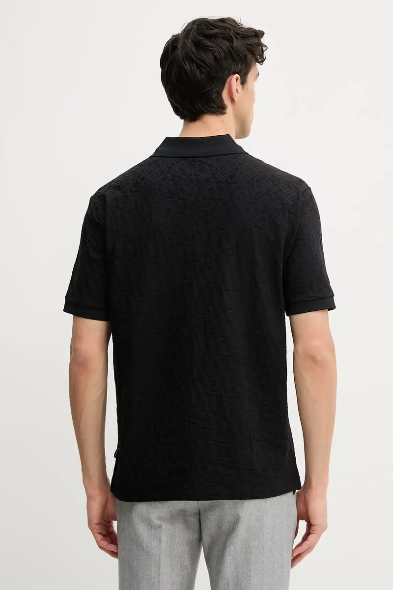 Armani Exchange Polo Uomo Nero 3336817 miniatura 3