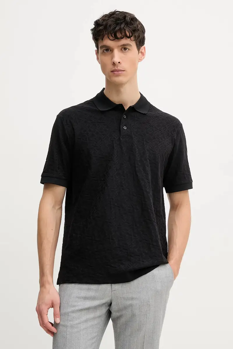 Armani Exchange Polo Uomo Nero 3336817