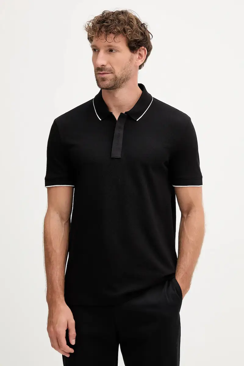 Armani Exchange Polo Uomo Nero 3152239