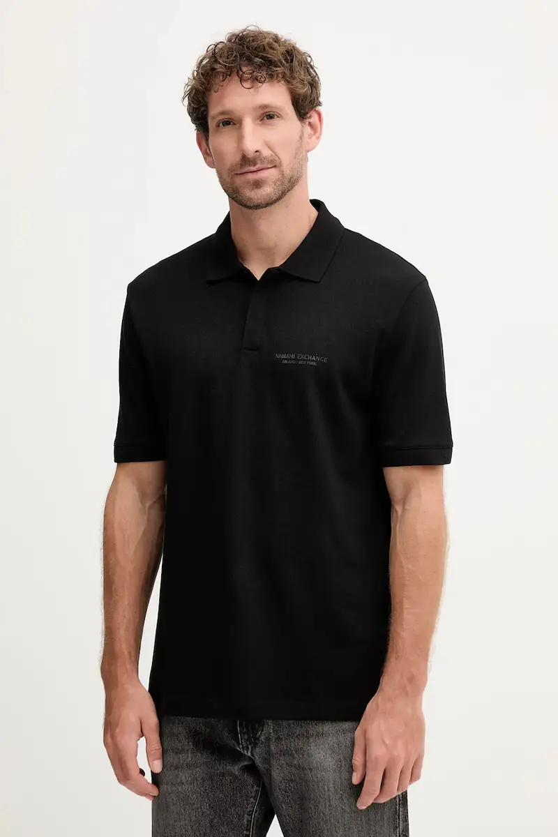 Armani Exchange Polo Uomo Nero 3152265