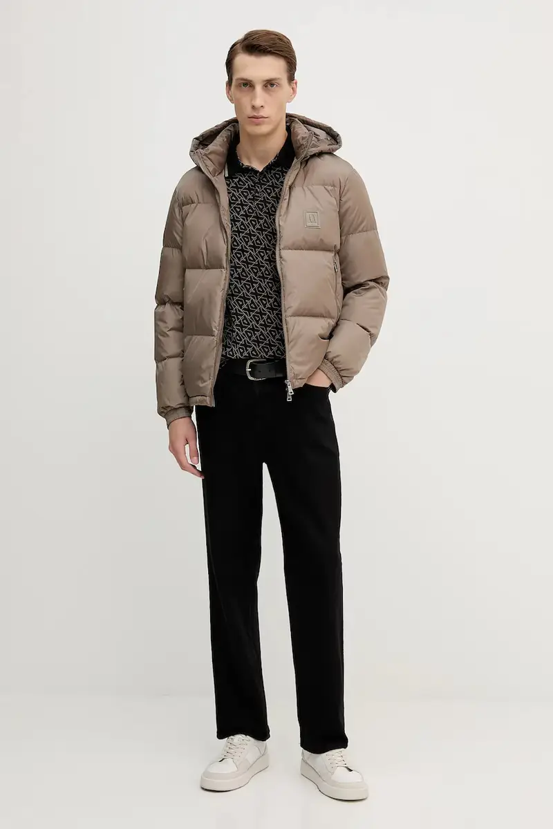 Armani Exchange Polo Uomo Nero 3641746 miniatura 2