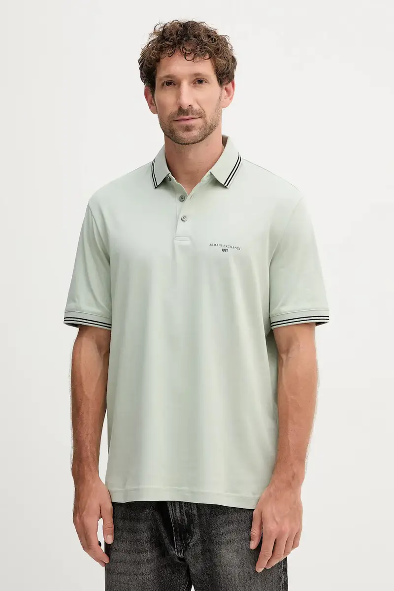 Armani Exchange Polo Uomo Verde 3669193