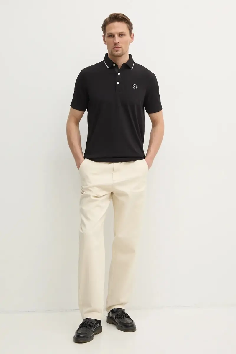 Armani Exchange Polo Nero 2520293 miniatura 2