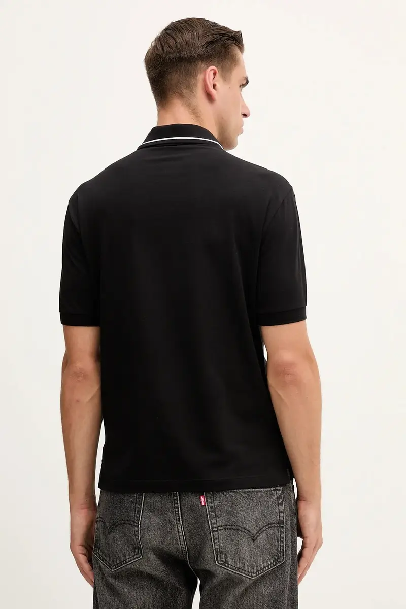 Armani Exchange Polo Uomo Nero 3152560 miniatura 3