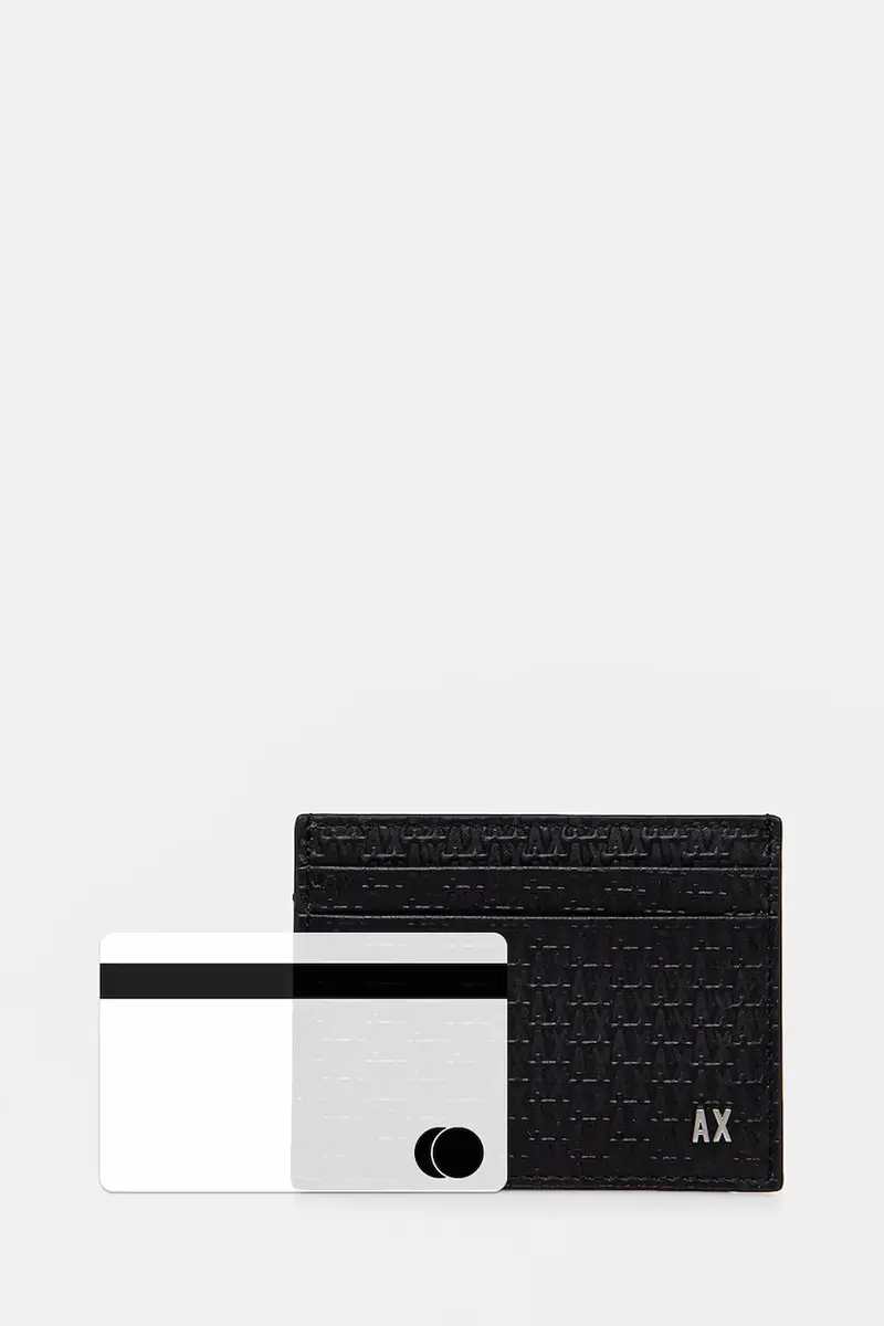 portacarte in pelle colore nero 958053 4R847 miniatura 3