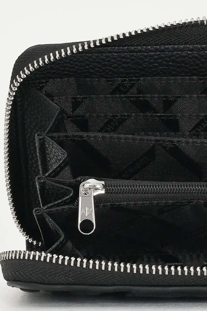 Armani Exchange Portafogli Donna Nero 1284794 miniatura 3