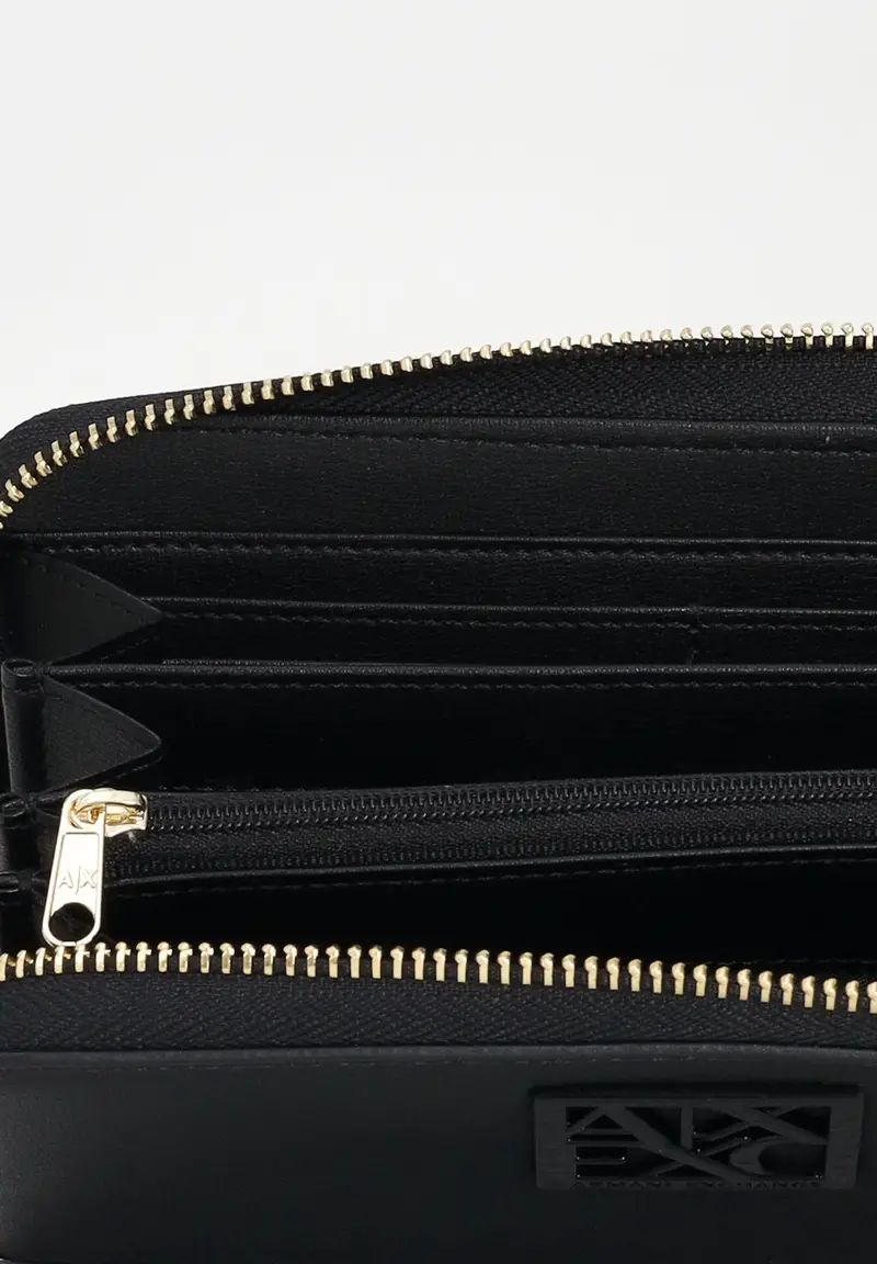 Armani Exchange Portafogli Donna Nero 1284872 miniatura 3