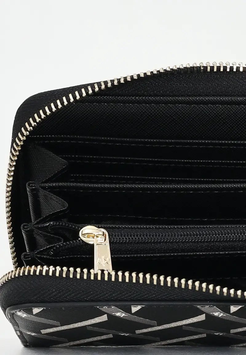 Armani Exchange Portafogli Donna Nero 1284834 miniatura 3