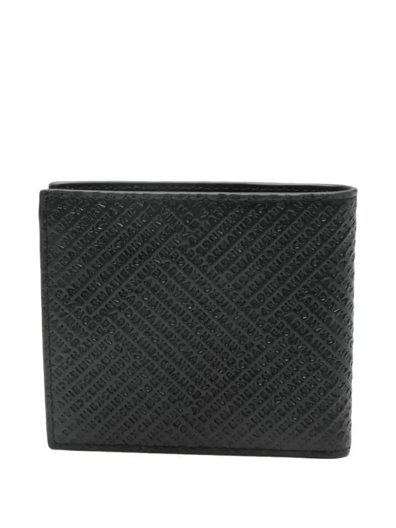 portafoglio armani exchange NERO