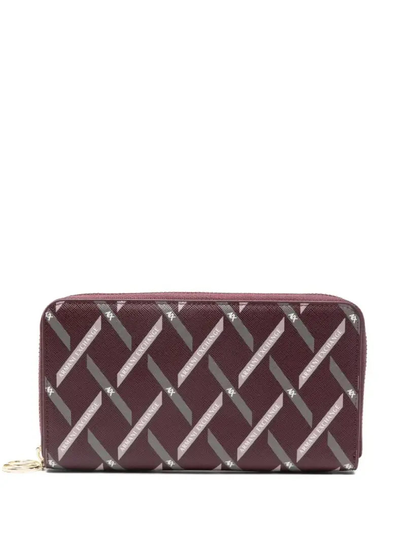 portafoglio armani exchange ROSSO