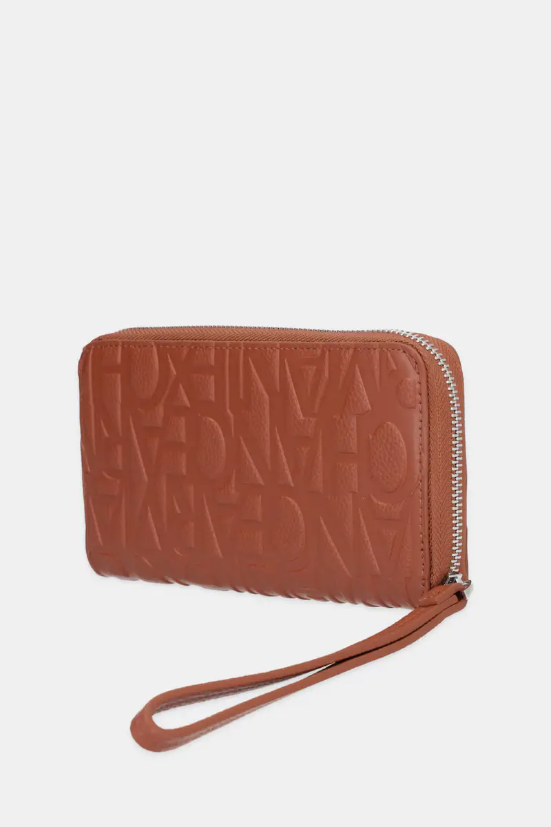 portafoglio donna colore arancione XW001606 AF15774 miniatura 2
