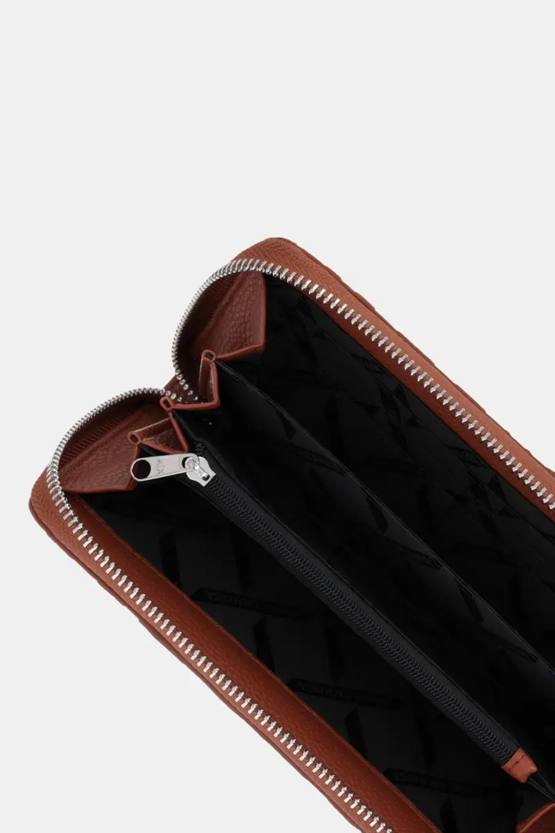 portafoglio donna colore arancione XW001606 AF15774 miniatura 3