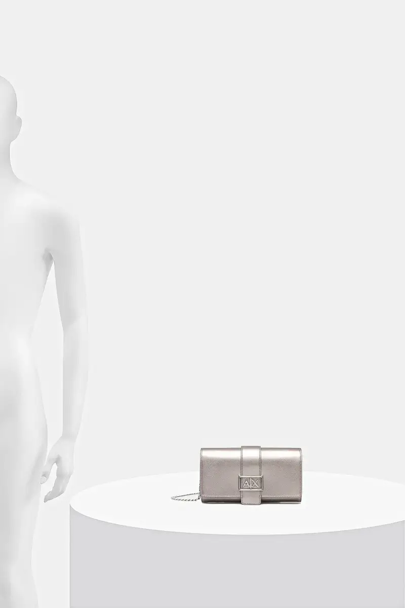 portafoglio donna colore argento XW000358 AF12039 miniatura 5