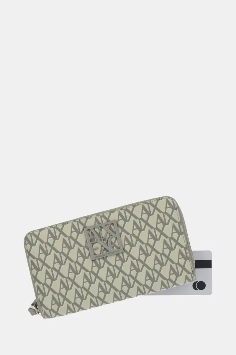 portafoglio donna colore beige XW000361 AF17221 miniatura 4