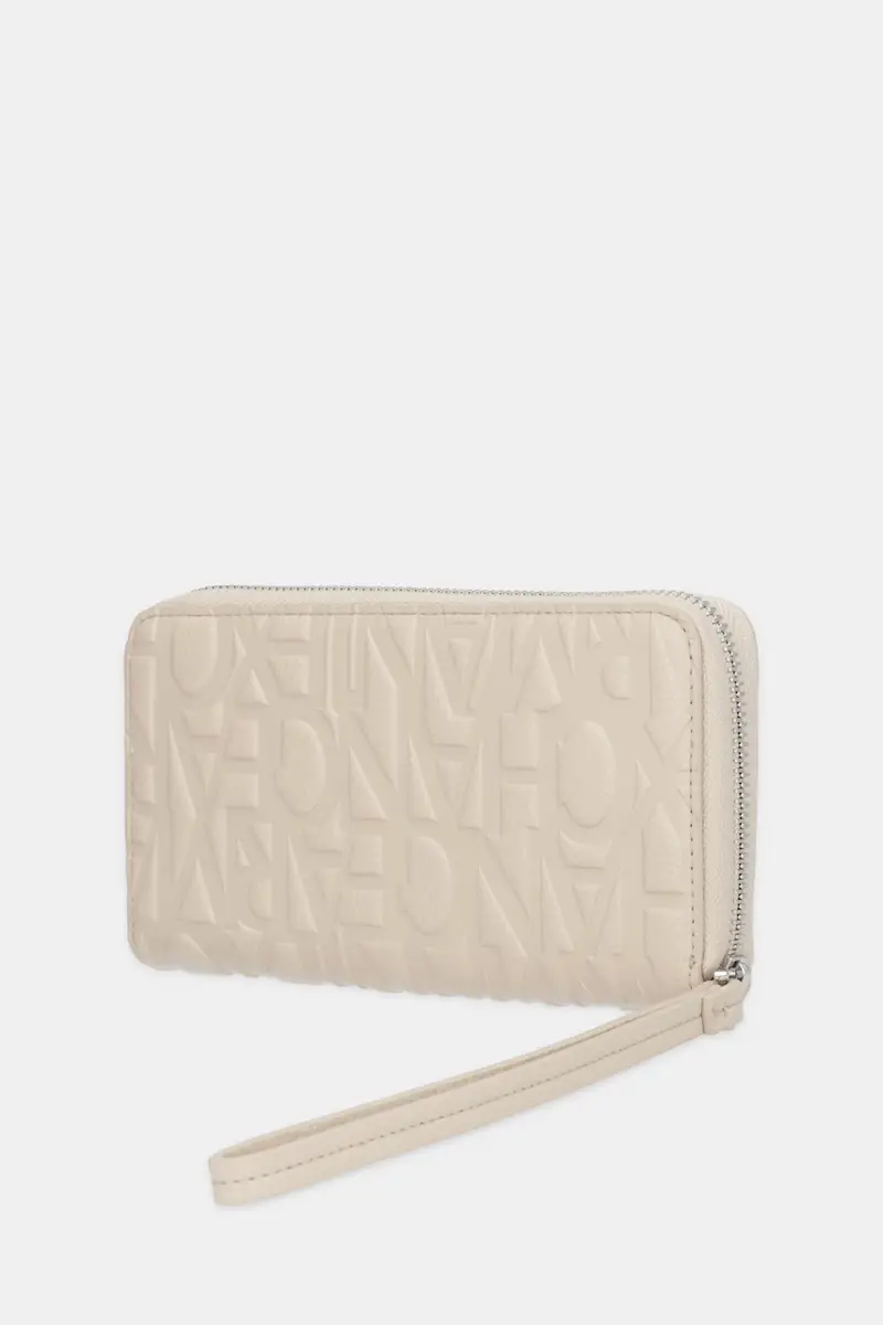 portafoglio donna colore beige XW001606 AF15774 miniatura 2