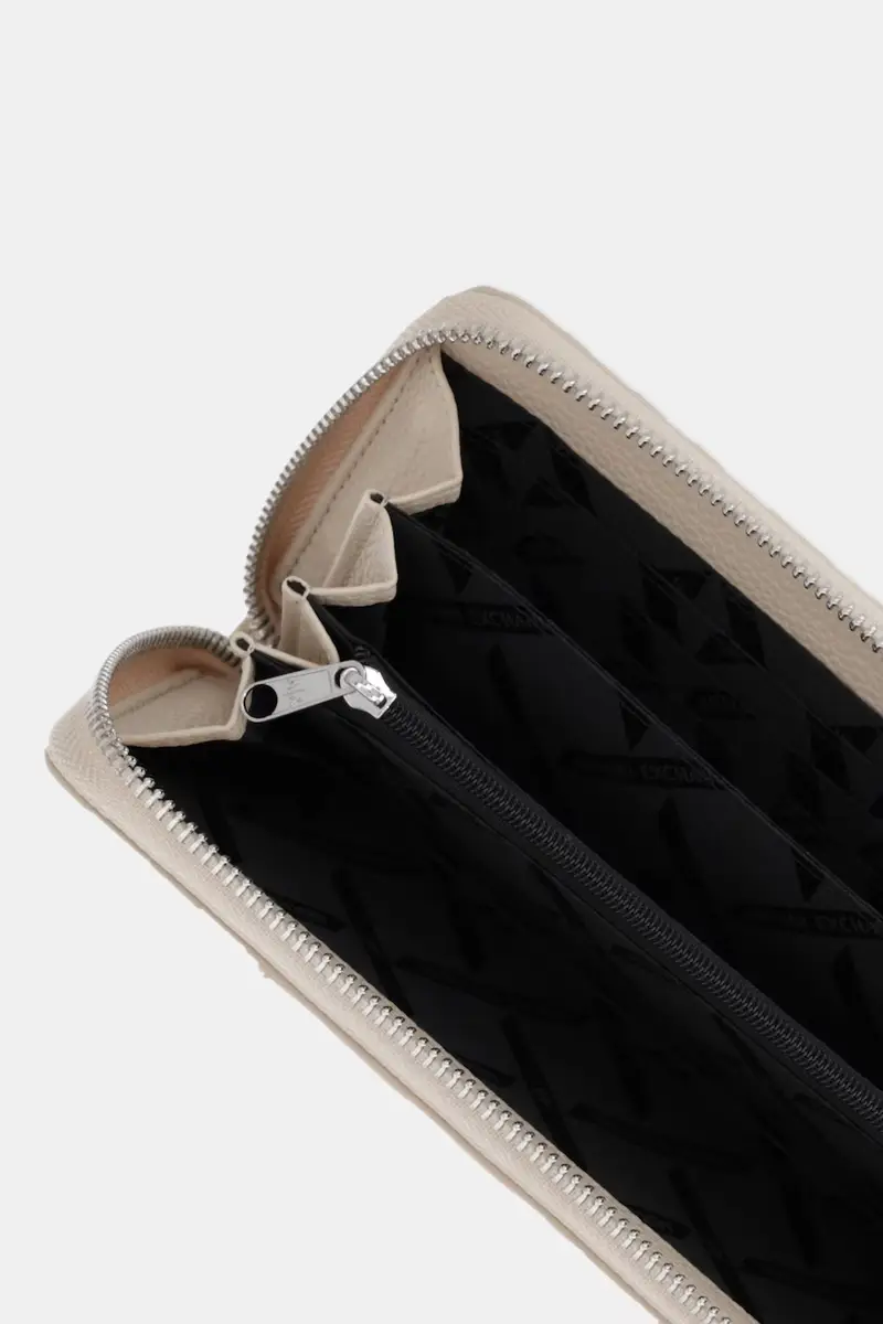 portafoglio donna colore beige XW001606 AF15774 miniatura 3