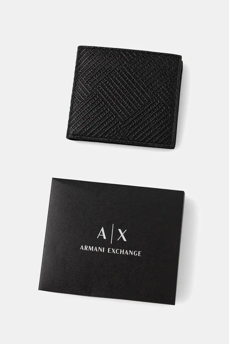portafoglio in pelle uomo colore nero XM000167 AF19502 miniatura 4
