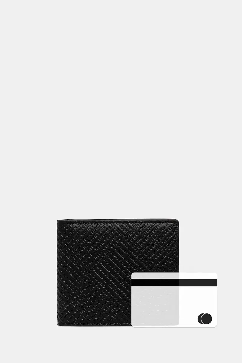 portafoglio in pelle uomo colore nero XM000167 AF19502 miniatura 5
