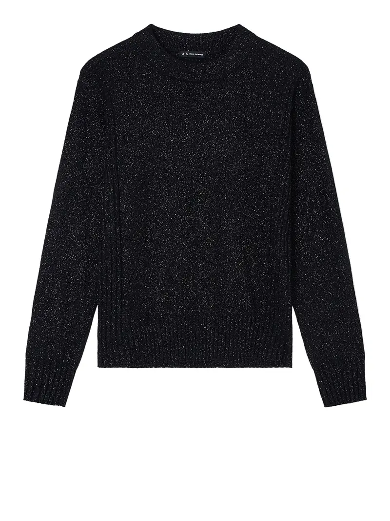pullover armani exchange da donna - nero