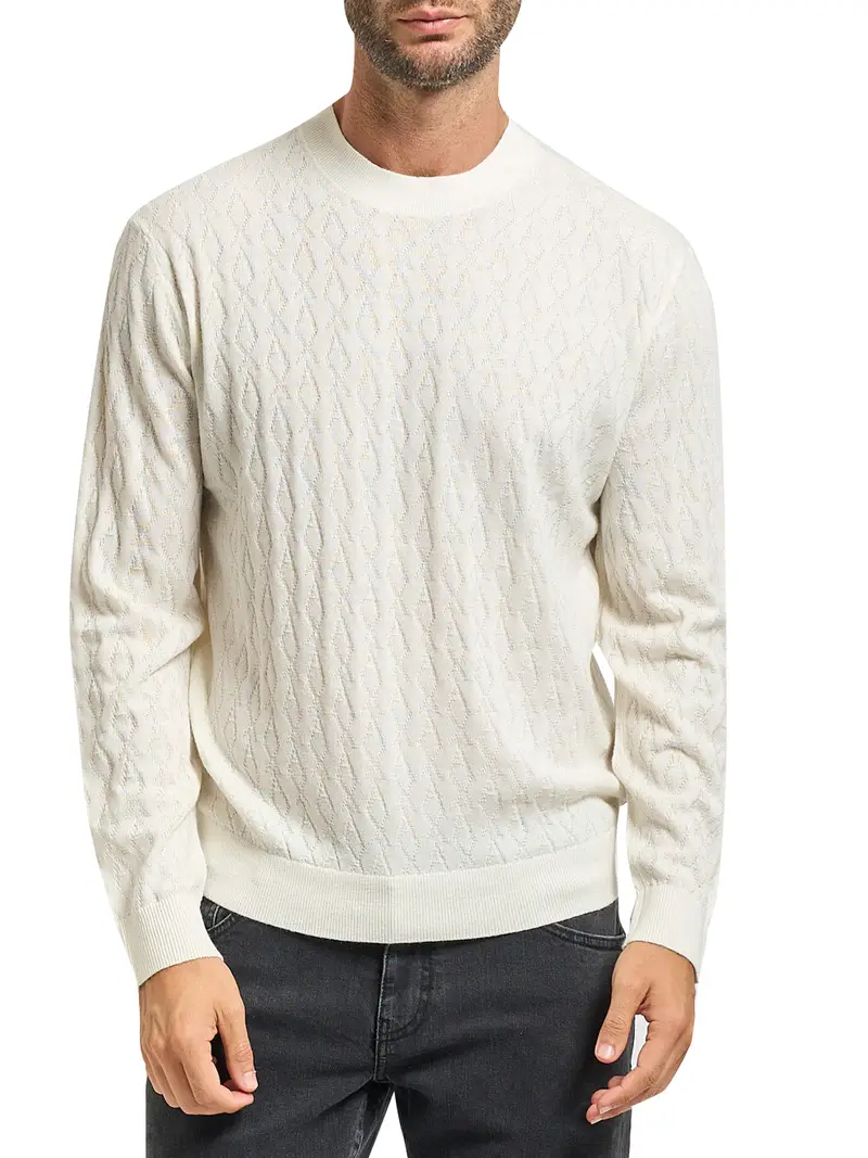 pullover armani exchange da uomo - bianco