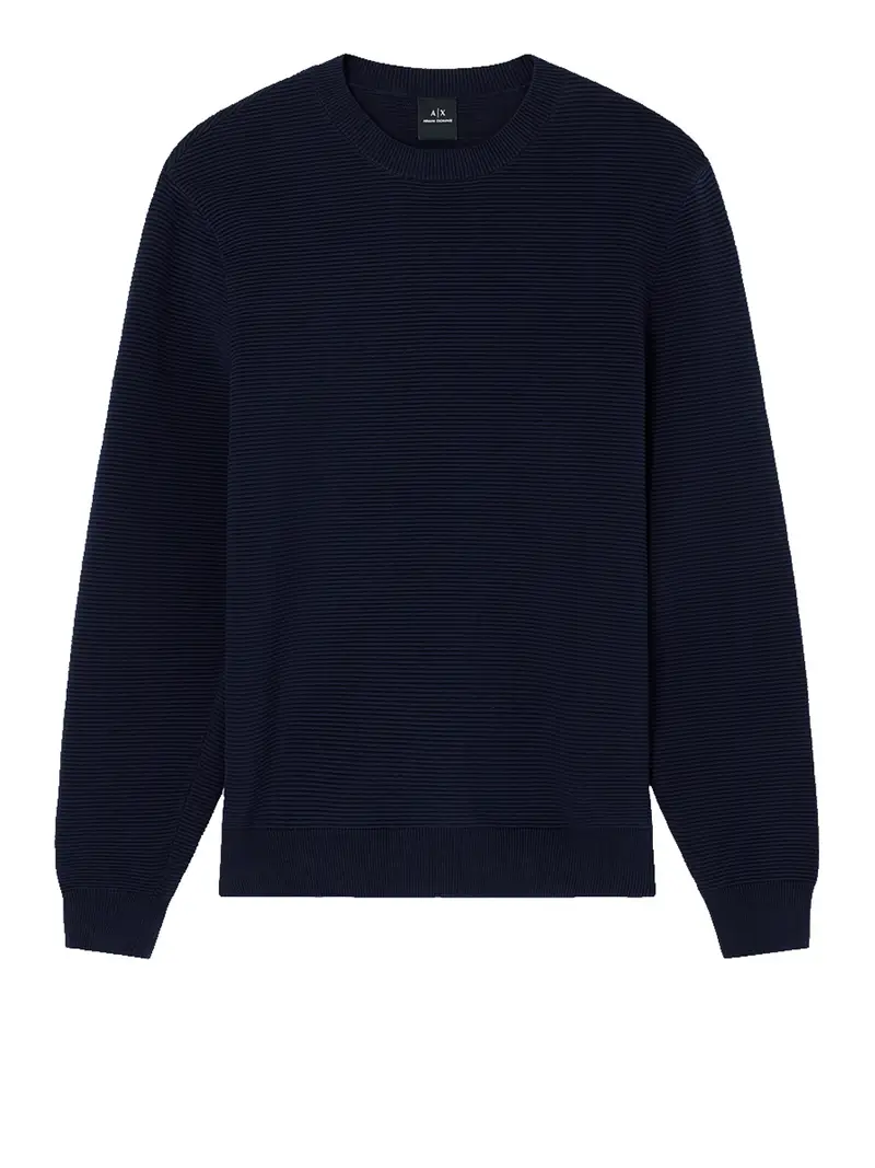 pullover armani exchange da uomo - blu